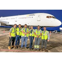 Aeroporto de Foz realiza operação especial para receber Boeing da expedição da National Geographic